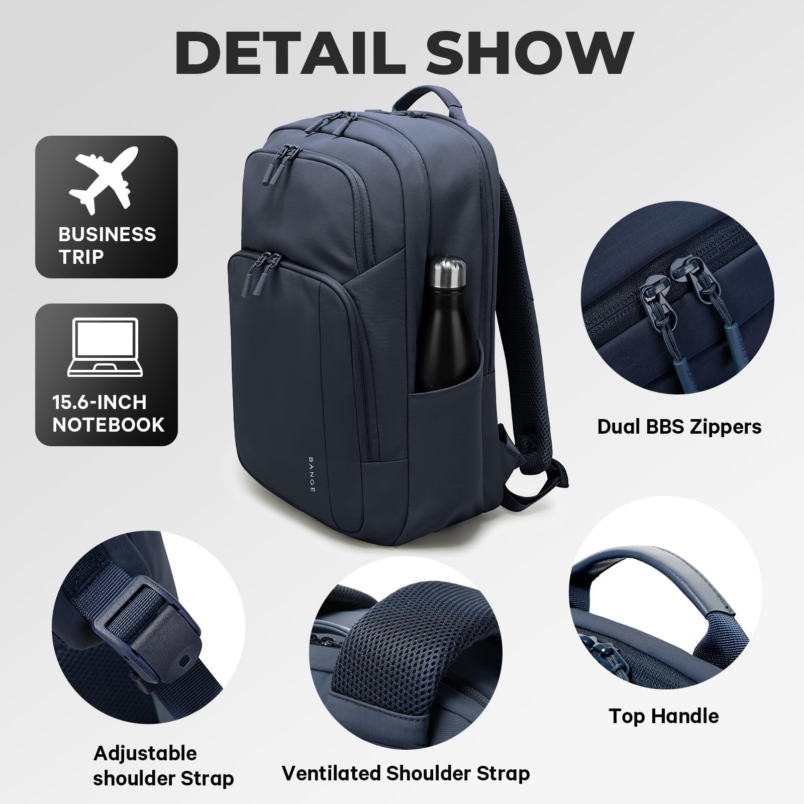 Laptop Backpack Fits for 15.6 Inches, Commute Backpacks for Daily Working,Bus…