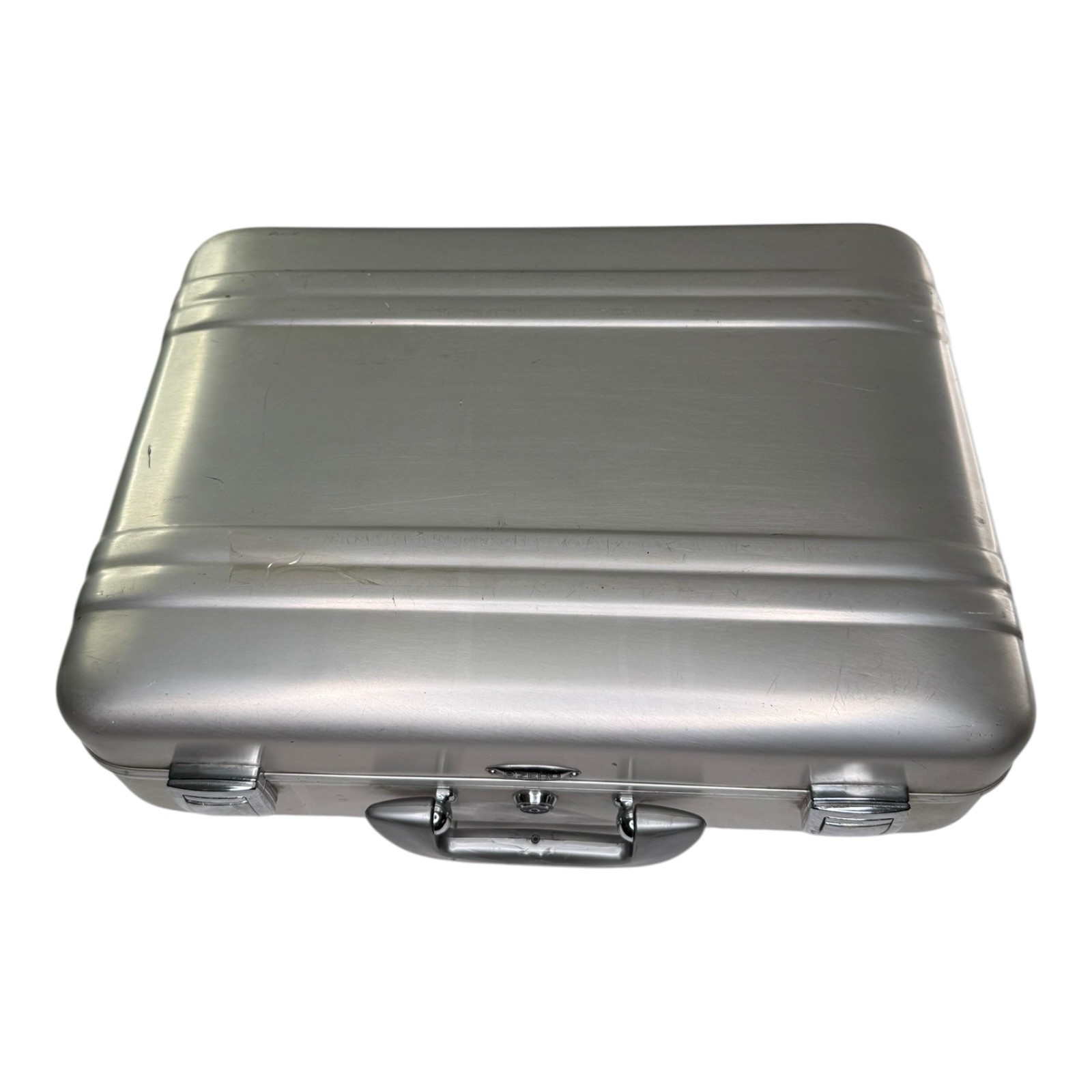 Vintage Zero Halliburton Centurion Elite Aluminum Attache Briefcase 18x13x6
