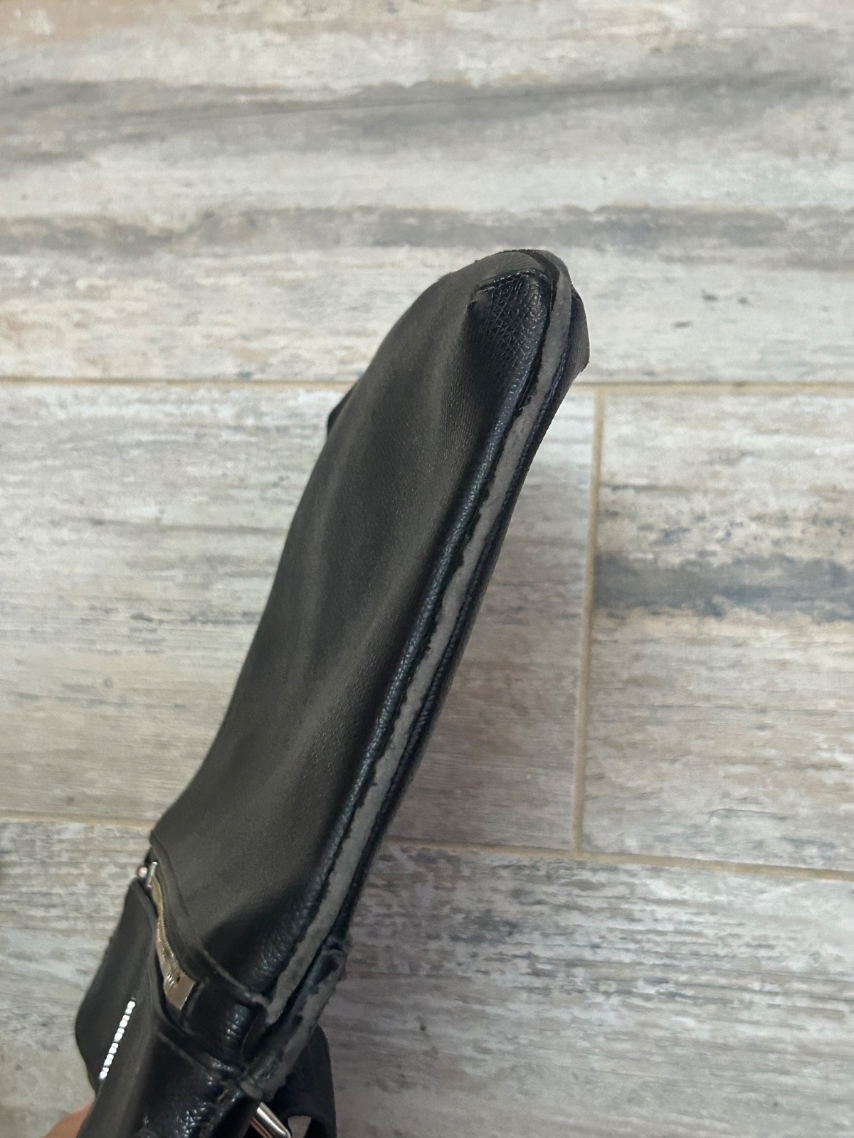 Emporio Armani Men’s Leather Black Shoulder Bag