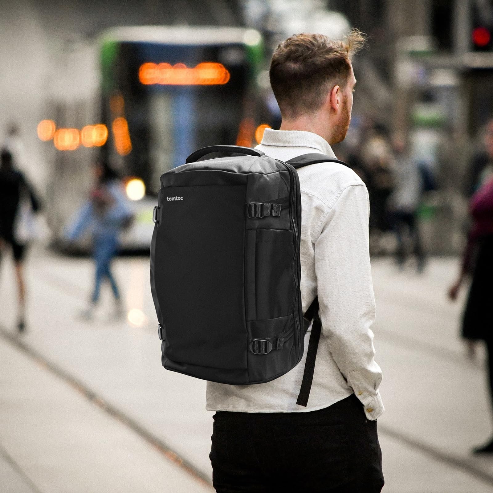 28/40L Travel Backpack – TSA Approved Carry-On Bag, Water-Resistant Luggage, PFA