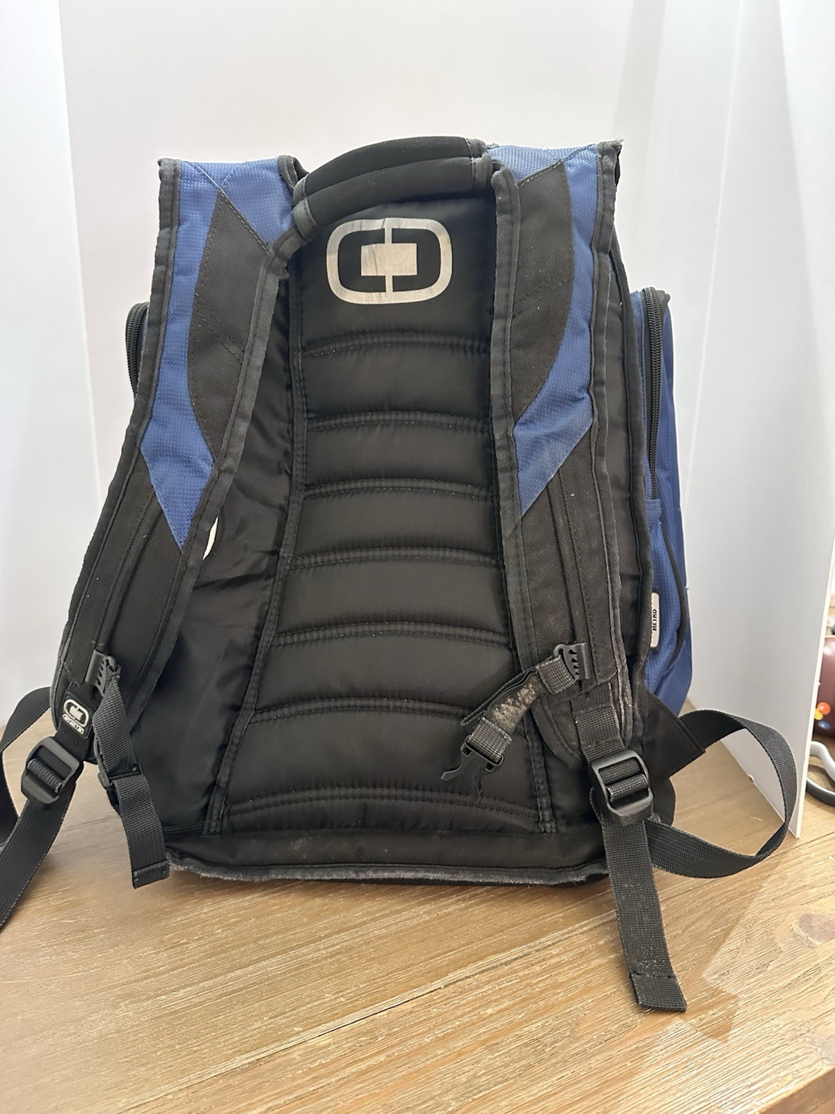 Ogio Metro Backpack Lego Patch Blue Bag Audio Pocket Sleeve Padded Logo
