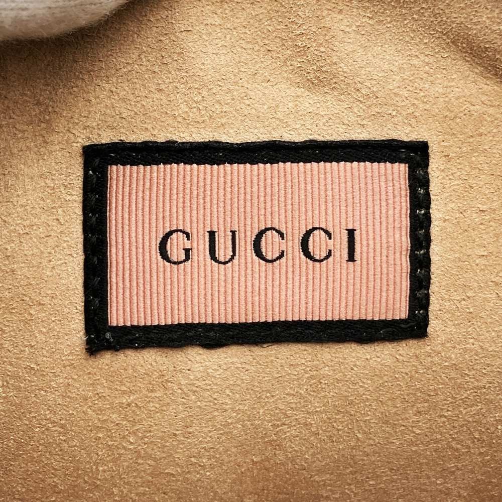 Gucci Ghost 445597 Clutch Bag Trouble Andrew Collaboration Leather Black Used