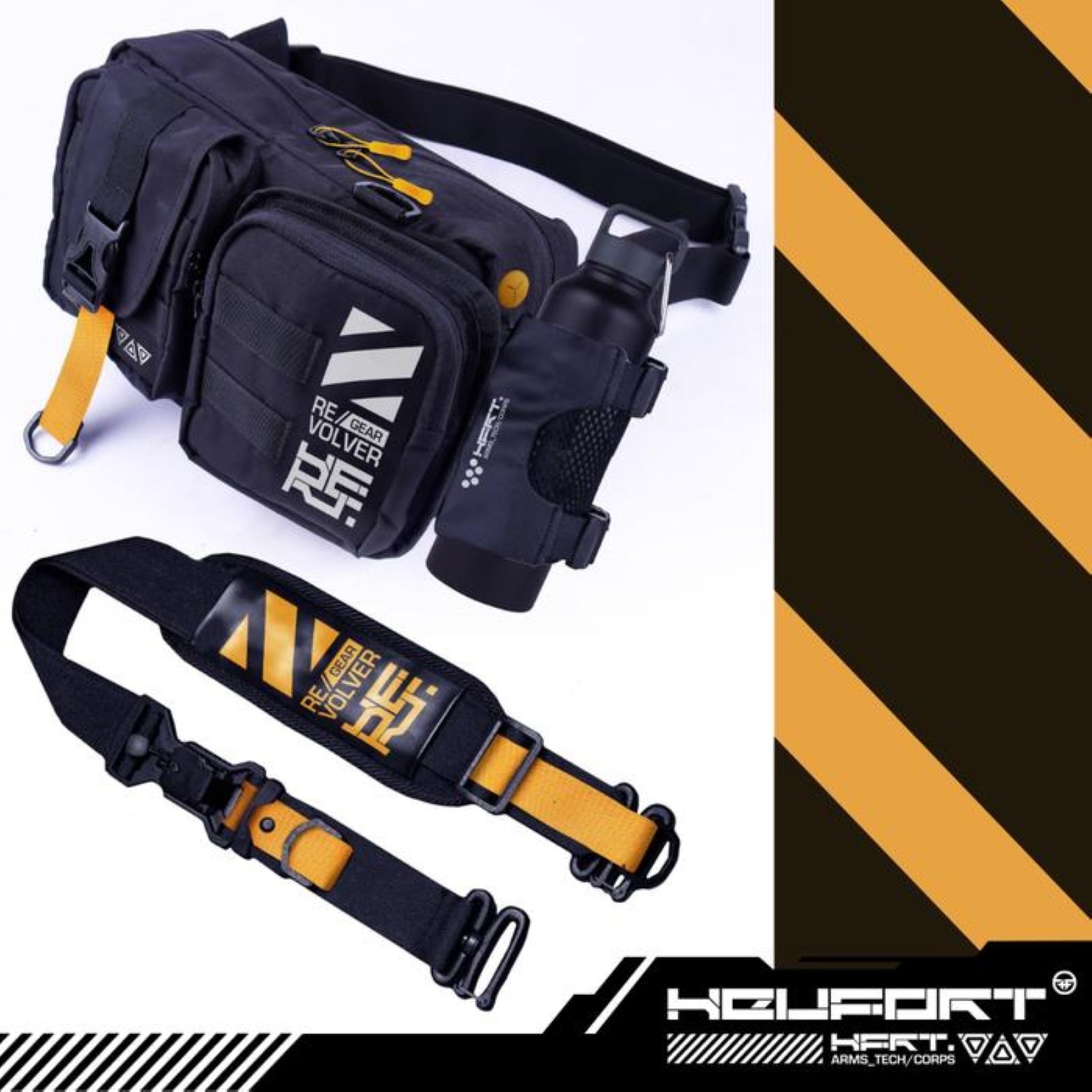 MGX R_102 | Multifunctional Chest Bag, Crossbody Belt Bag, Sling Bag Holygrail