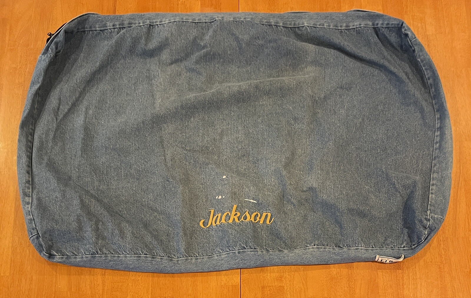 Vintage LL Bean Denim Sack Bag 26×40 Made In USA