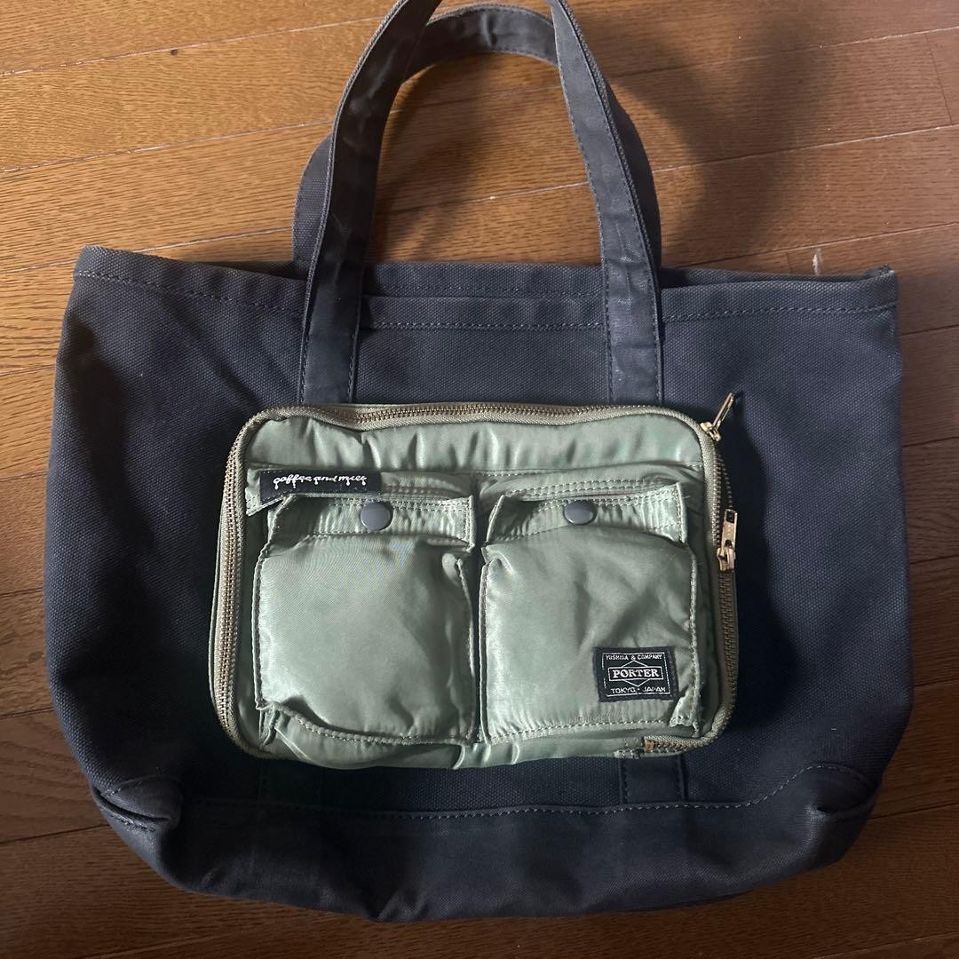 PORTER×Coffee and Milk Tote Bag Men’s Used 44.5cm x 31cm x 13cm