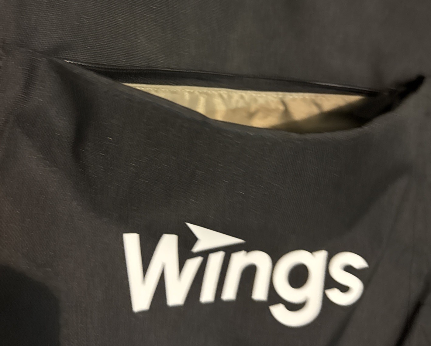 Trendy Gemline Wings Black School Study Backpack 17” Lightweight Book Bag