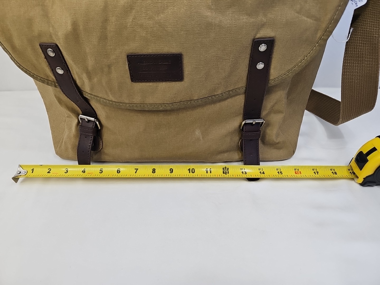 American Eagle Outfitters EUC VTG Canvas Laptop Messenger Bag Briefcase Satchel