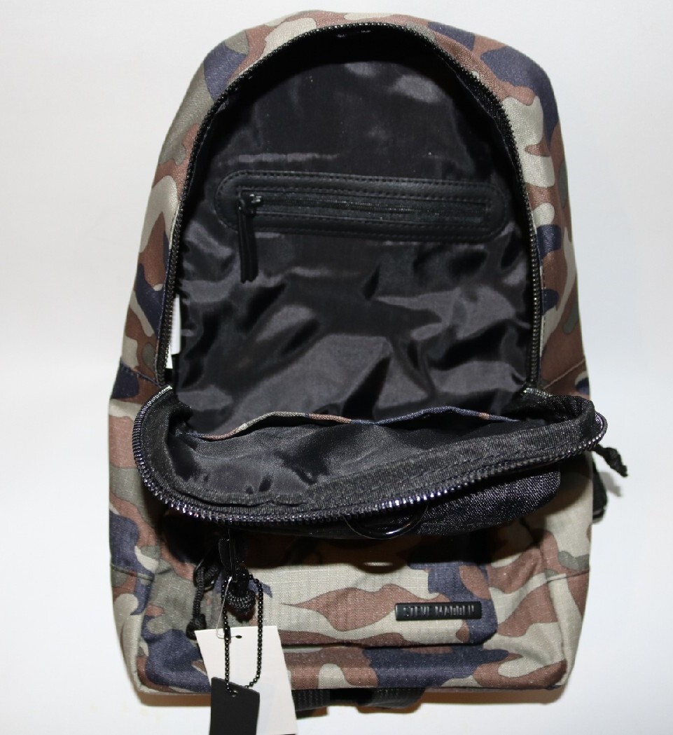 $50 STEVE MADDEN Men’s Double-Breasted Pocket Sling Camo Bag New