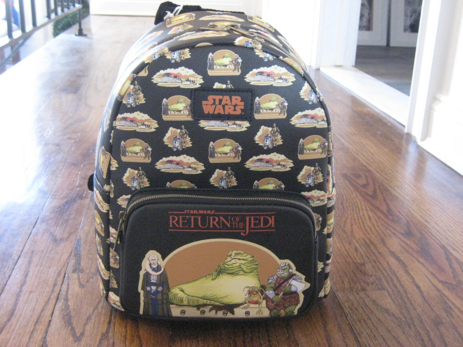 Star Wars Return of the Jedi 40th Ann All Over Print Mini-Backpack + Wallet Set!