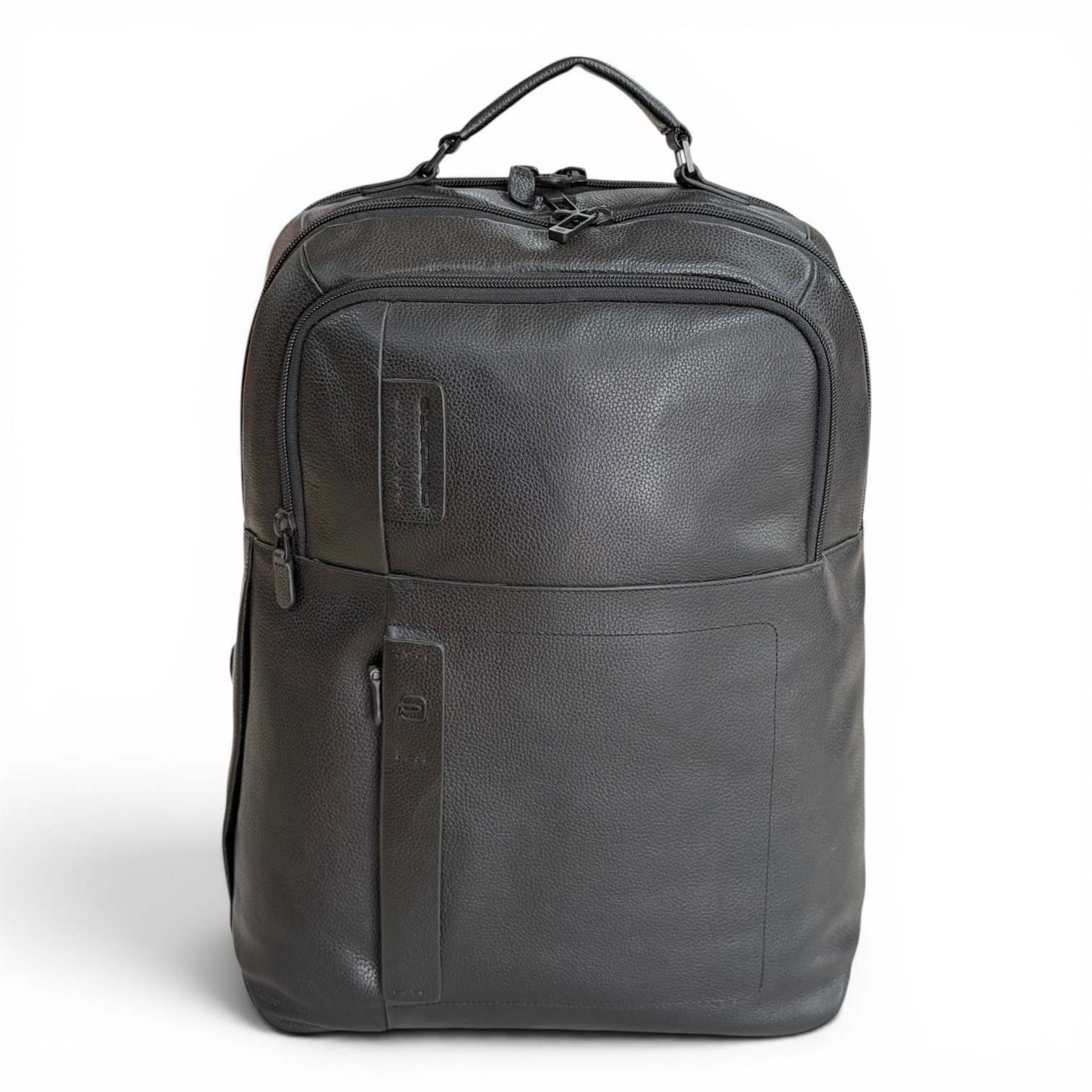 PIQUADRO men’s backpack leather backpack with computer made in Italy notebook