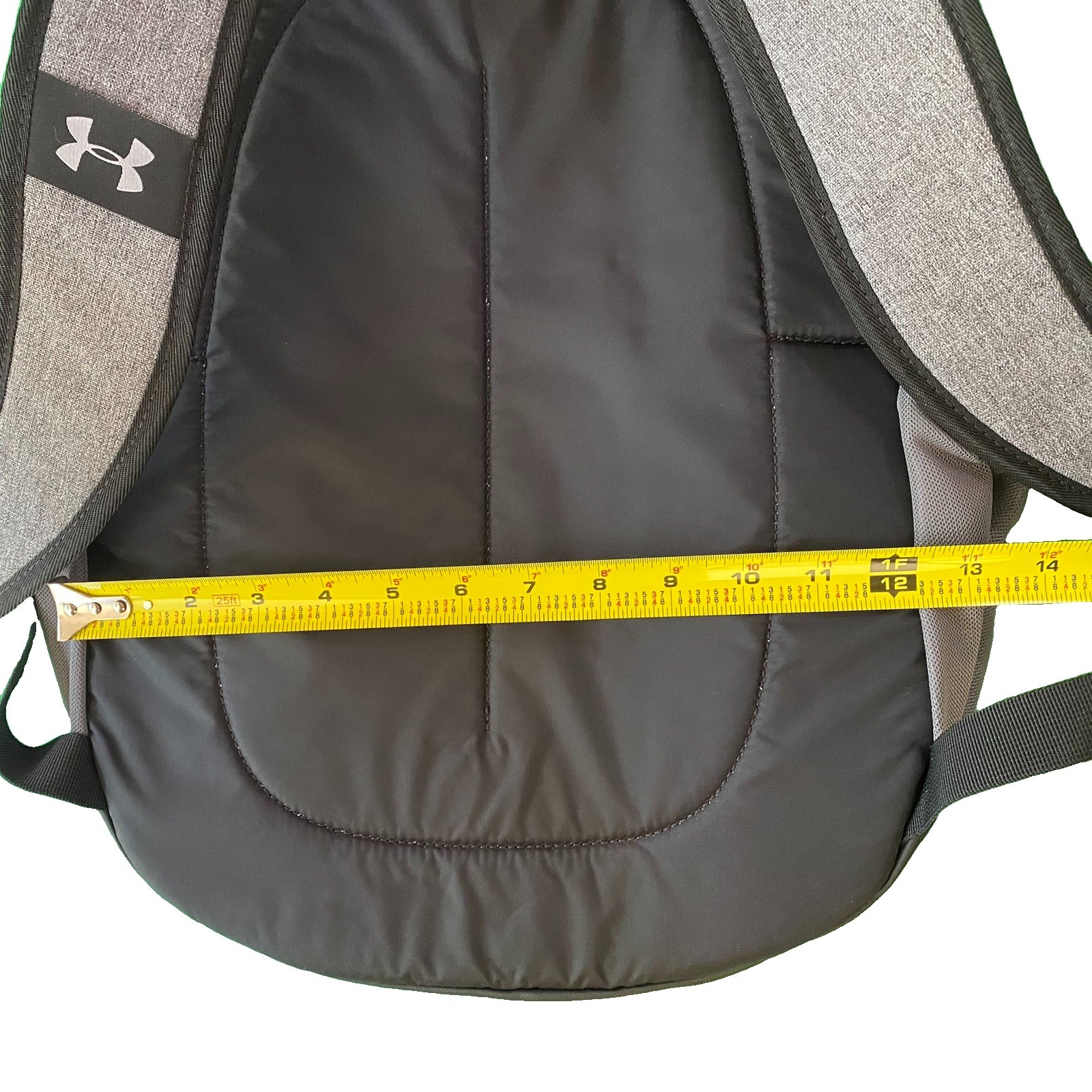 Under Armour Storm1 Gray/Black Backpack, Zip, Adjustable Straps, Outer Pockets