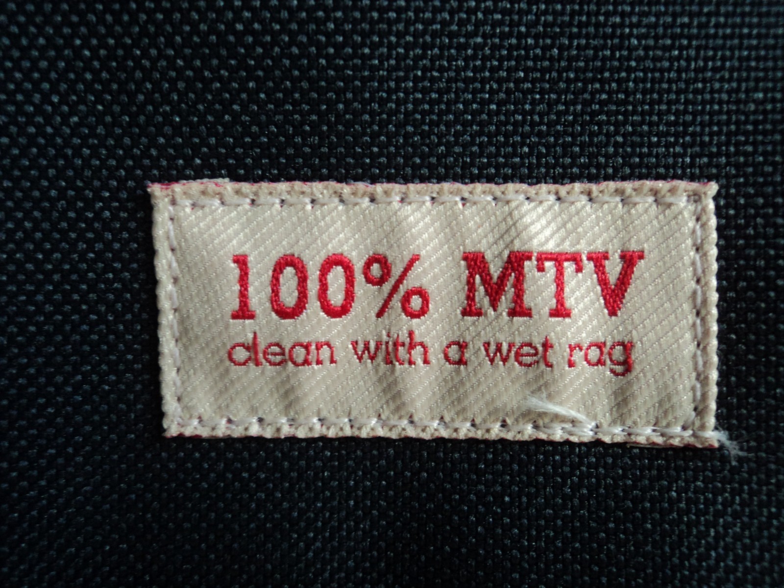 Vintage 100% MTV Messenger Bag – Charcoal Grey