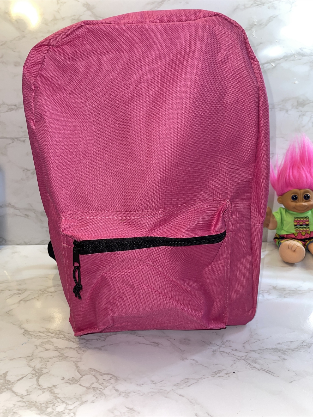 Backpack by Moda West Forest 17 Inch Pink And Black Straps