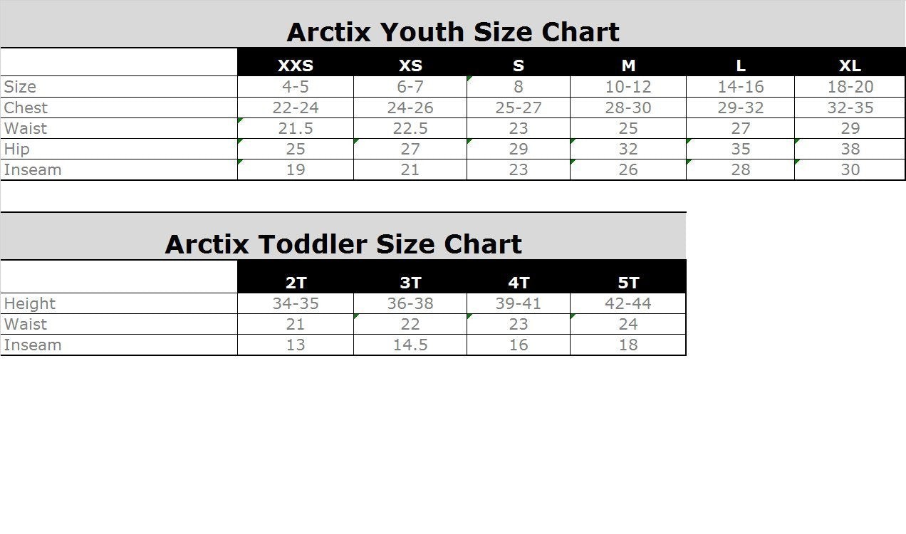 Arctix Kids Limitless Fleece Bib Overalls Black Large Husky U9