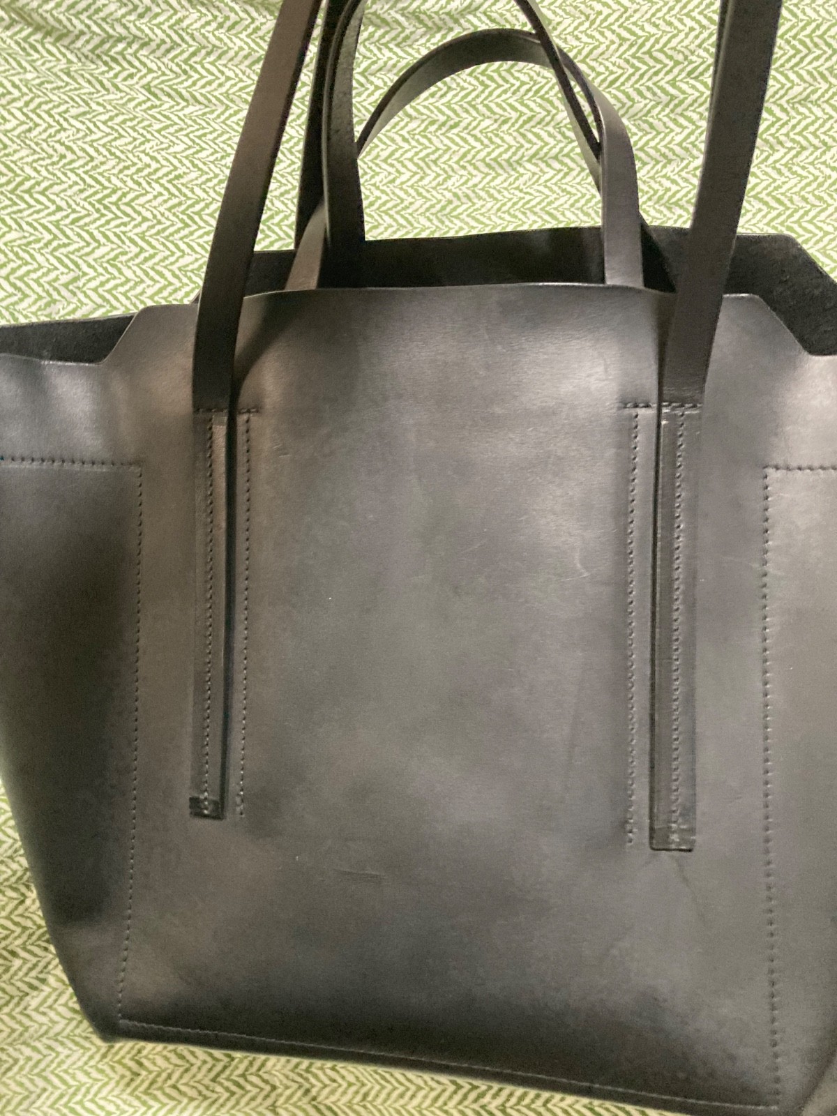 Rick Owens leather tote bag