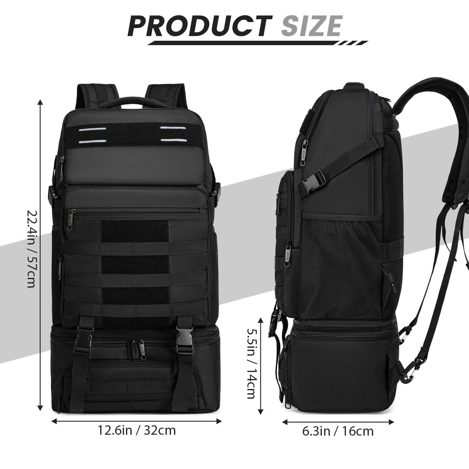 Lunch Backpack Insulated Cooler Backpack Removable Lunch Box for Men Women …