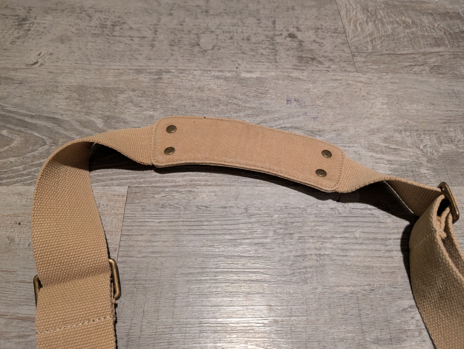 J Crew Dry Goods Abingdon Canvas Messenger Bag Cotton Leather Trim Shoulder Bag