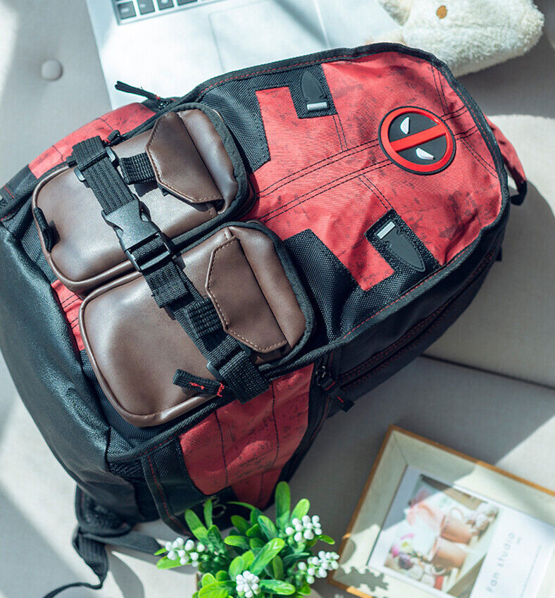Marvel Deadpool 3 Backpack Laptop Casual Travel Rucksack Schoolbag Xmas Gift
