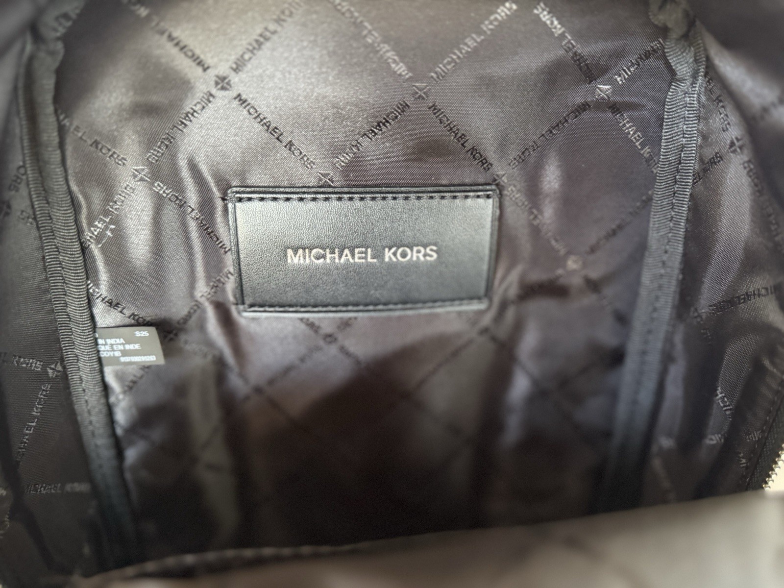 MICHAEL KORS COOPER COMMUTER SLING PACK BACKPACK MK BLACK