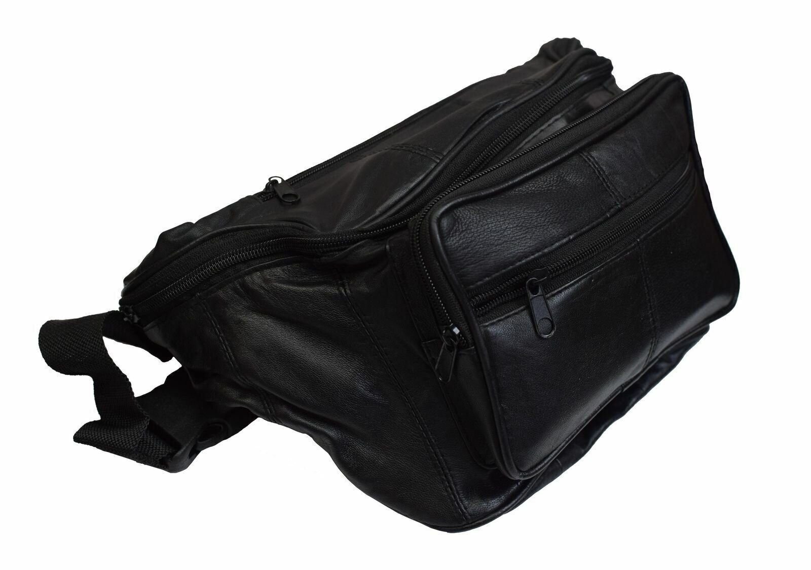 Genuine Leather Concealed Carry Weapon Waist Gun Pouch Fanny Pack Men Women New