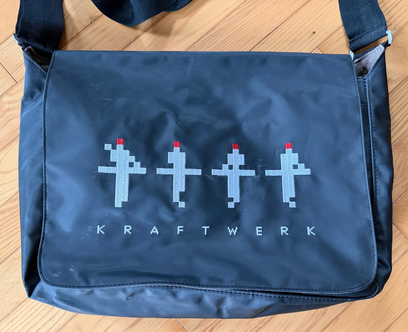 Black KRAFTWERK Halfar Messenger / Laptop Bag Electronic Techno Music