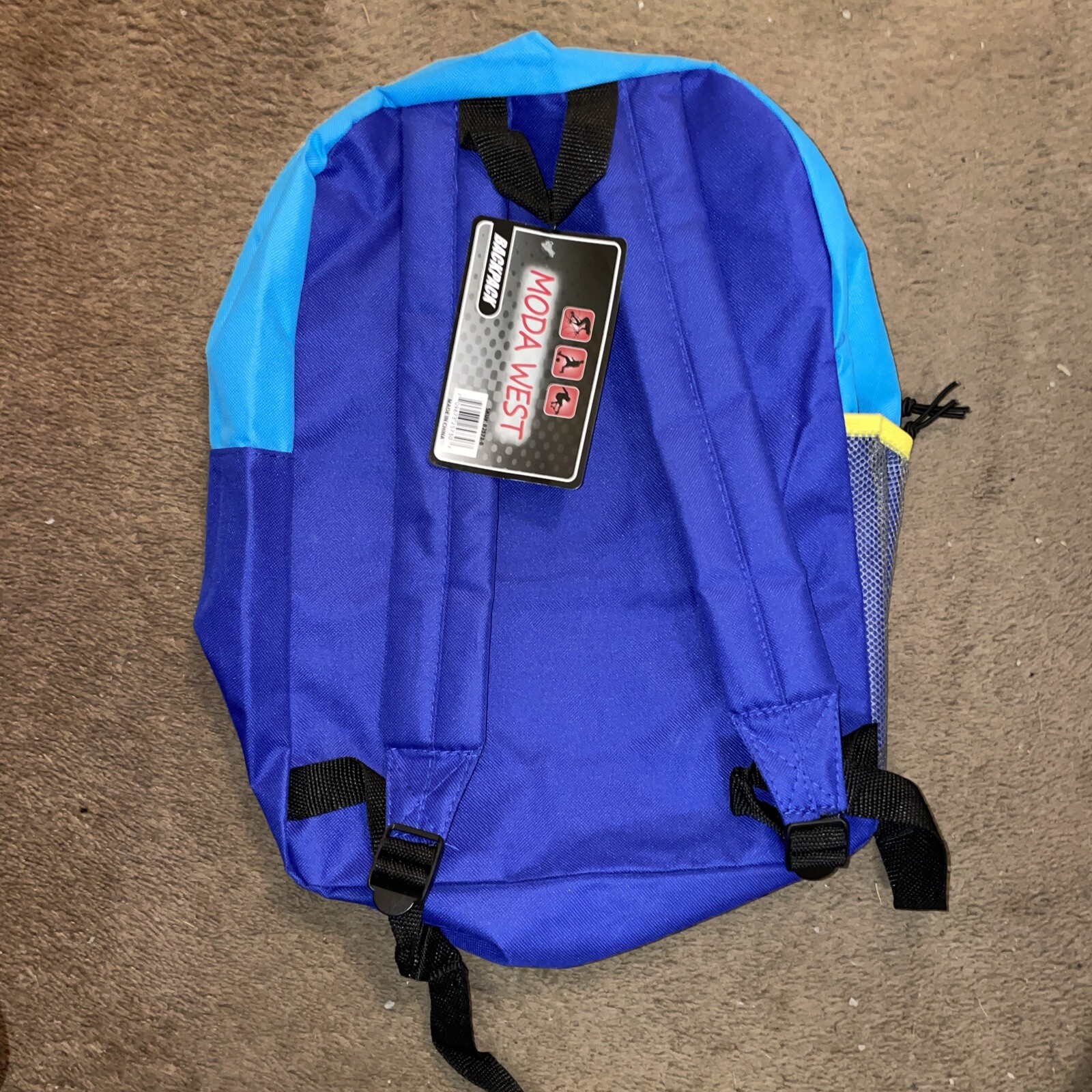 Backpack by Moda West Navy Blue 15.25 Inch Backpack