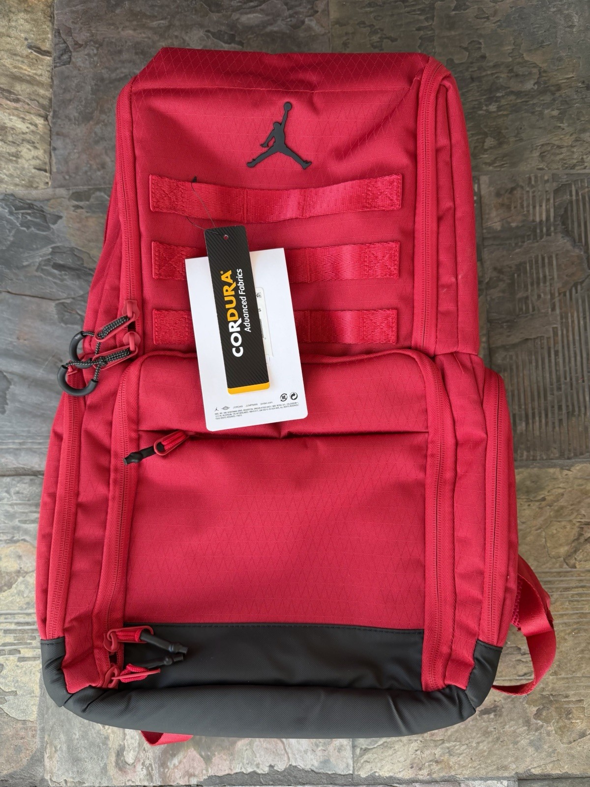 Nike Air Jordan Collector Backpack 31.5L Gym Red Cordura MA0944-R78 Shoe Laptop