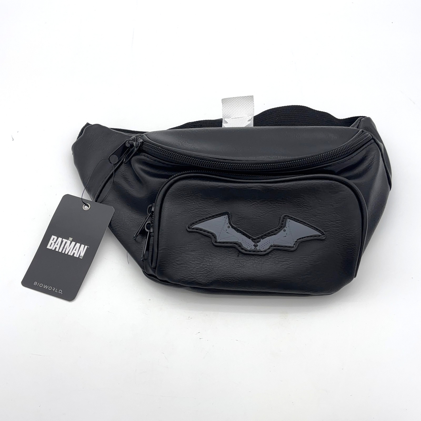The Batman Bat Signal Fanny Pack Bioworld NWT DC Comics Faux Leather