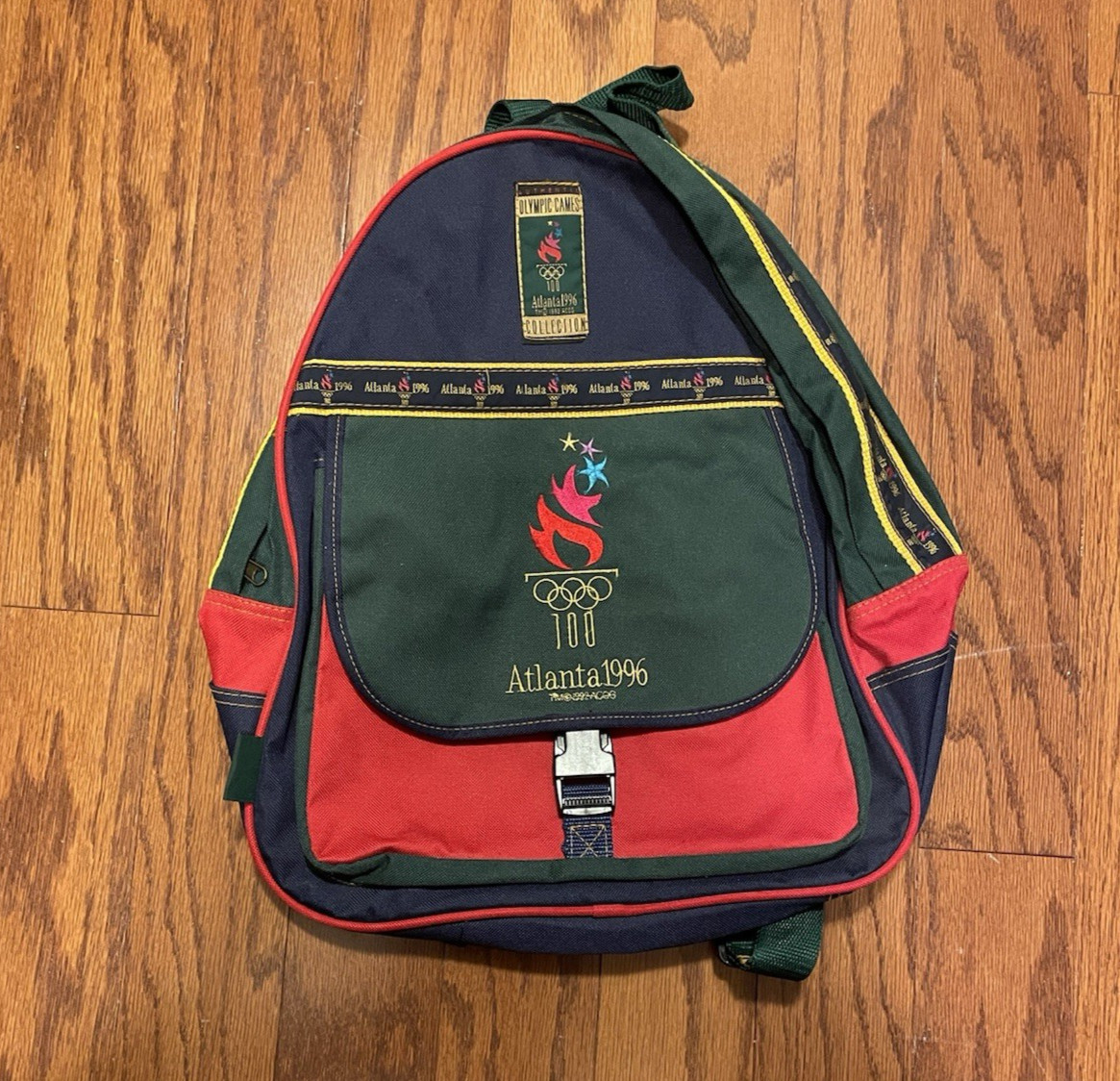 Vintage 1996 Atlanta Georgia USA US Summer Olympic Games Collection Backpack Bag