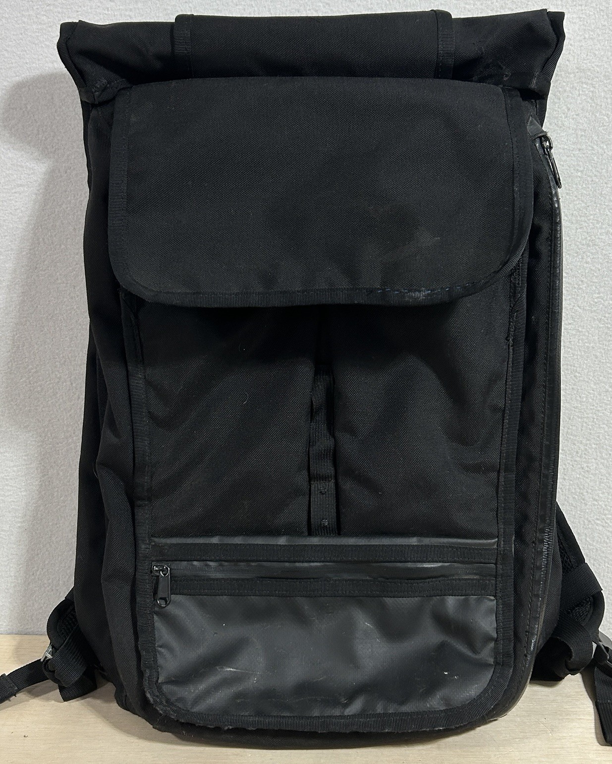 Chrome Industries Bravo Backpack Black Roll Top Waterproof Bike Courier Bag