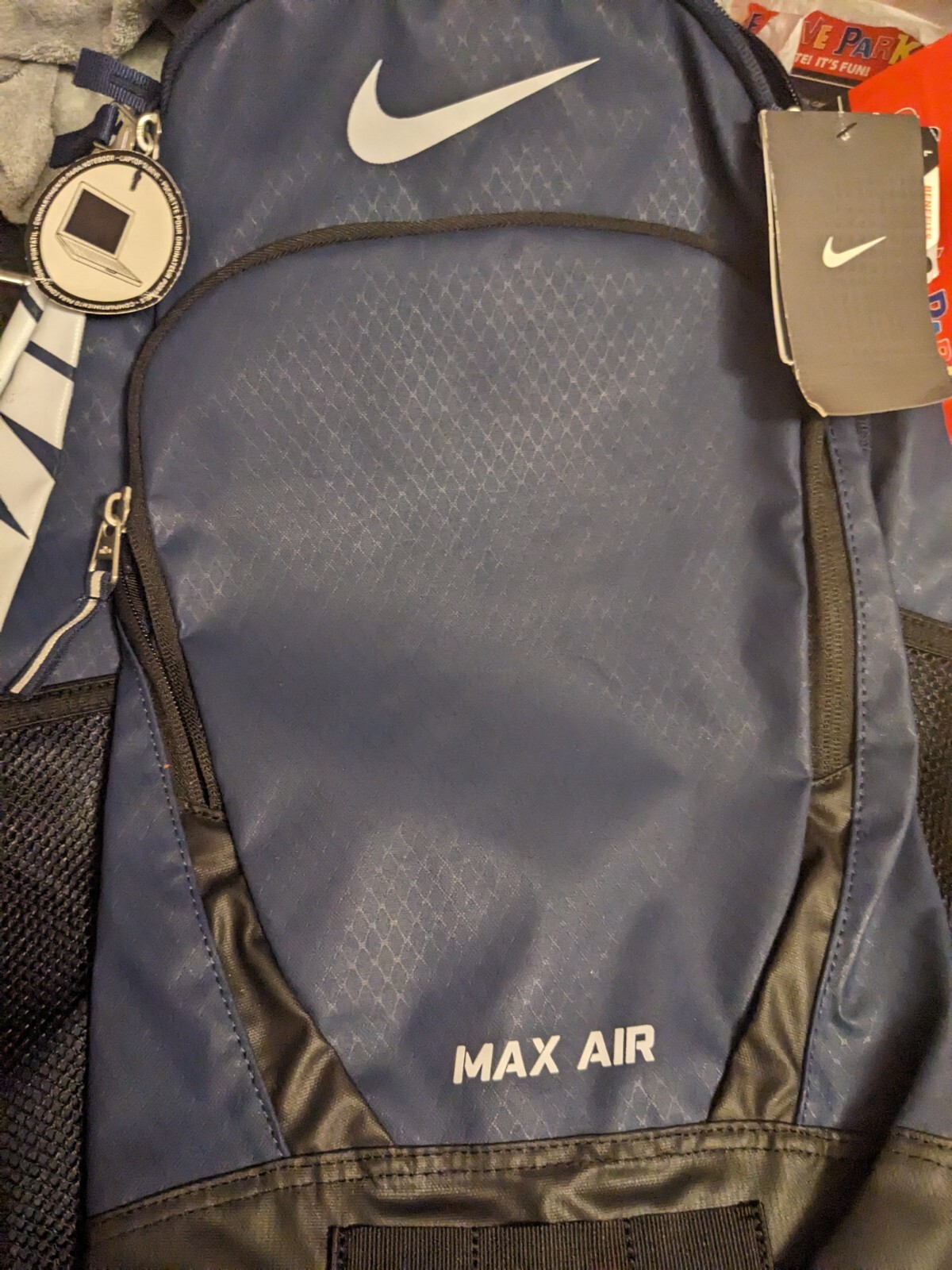 Nike Max Air Backpack Dark Blue NEW w/tags