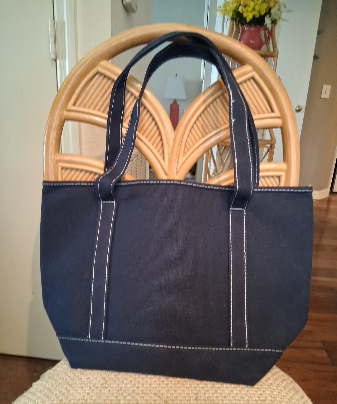 HIT Navy Canvas Large Boat & Tote Bag Straz Center for Performing Arts, Tampa