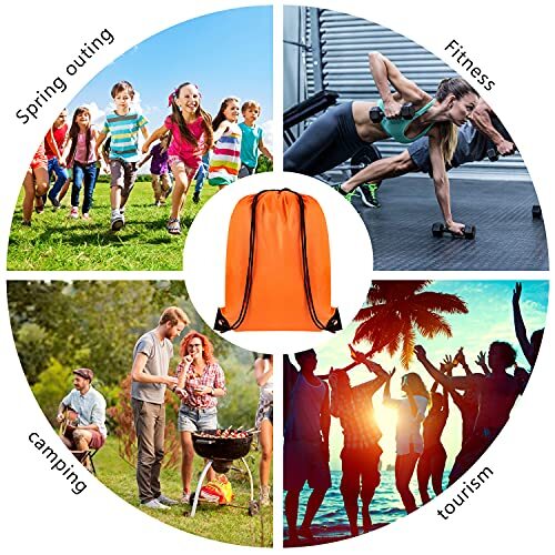 Drawstring Bags Bulk 40 Pcs Draw String Bags Nylon Cinch Bags Gym Drawstring