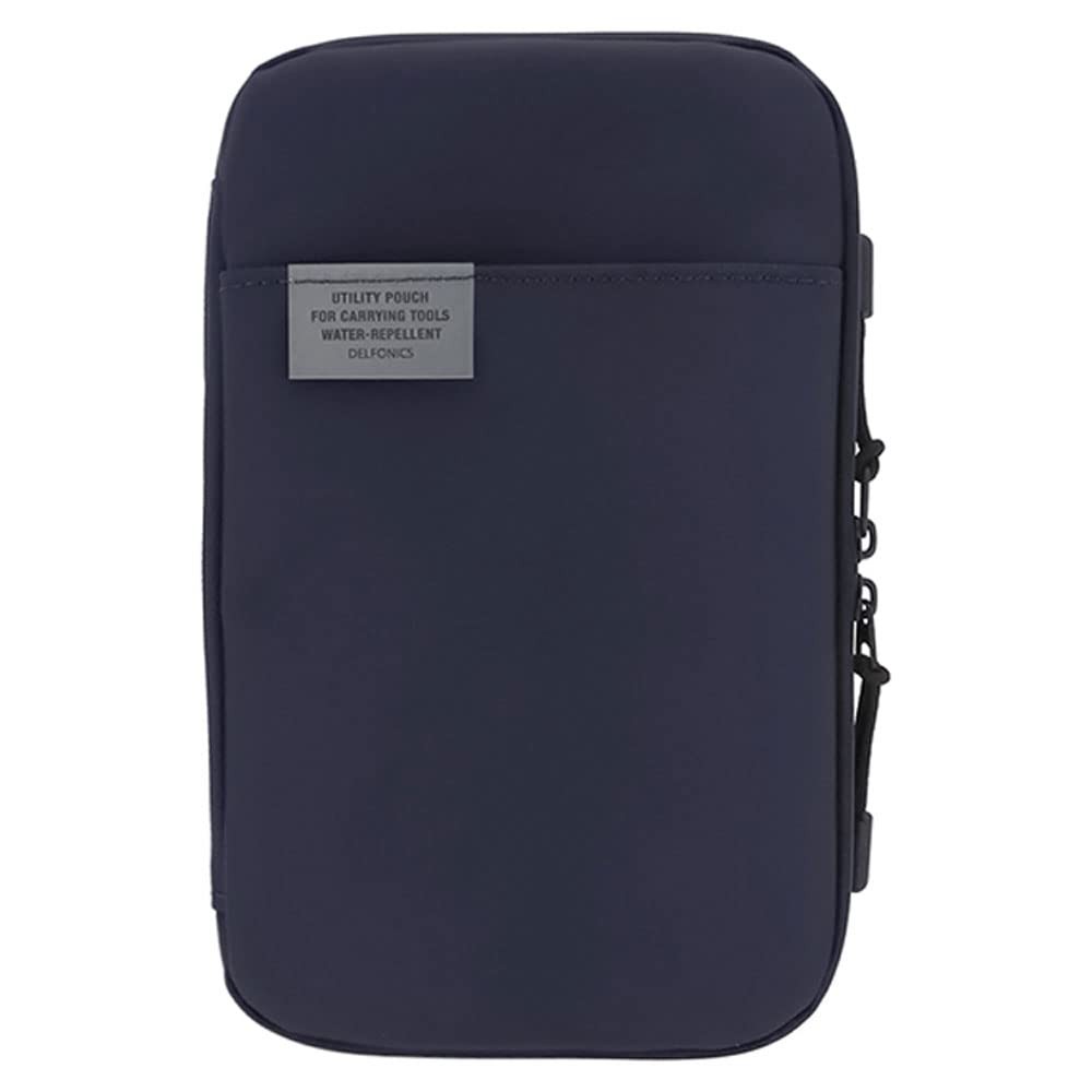 DELFONICS Water-Repellent Inner Carrying Multi-Case Pouch (Dark Blue)