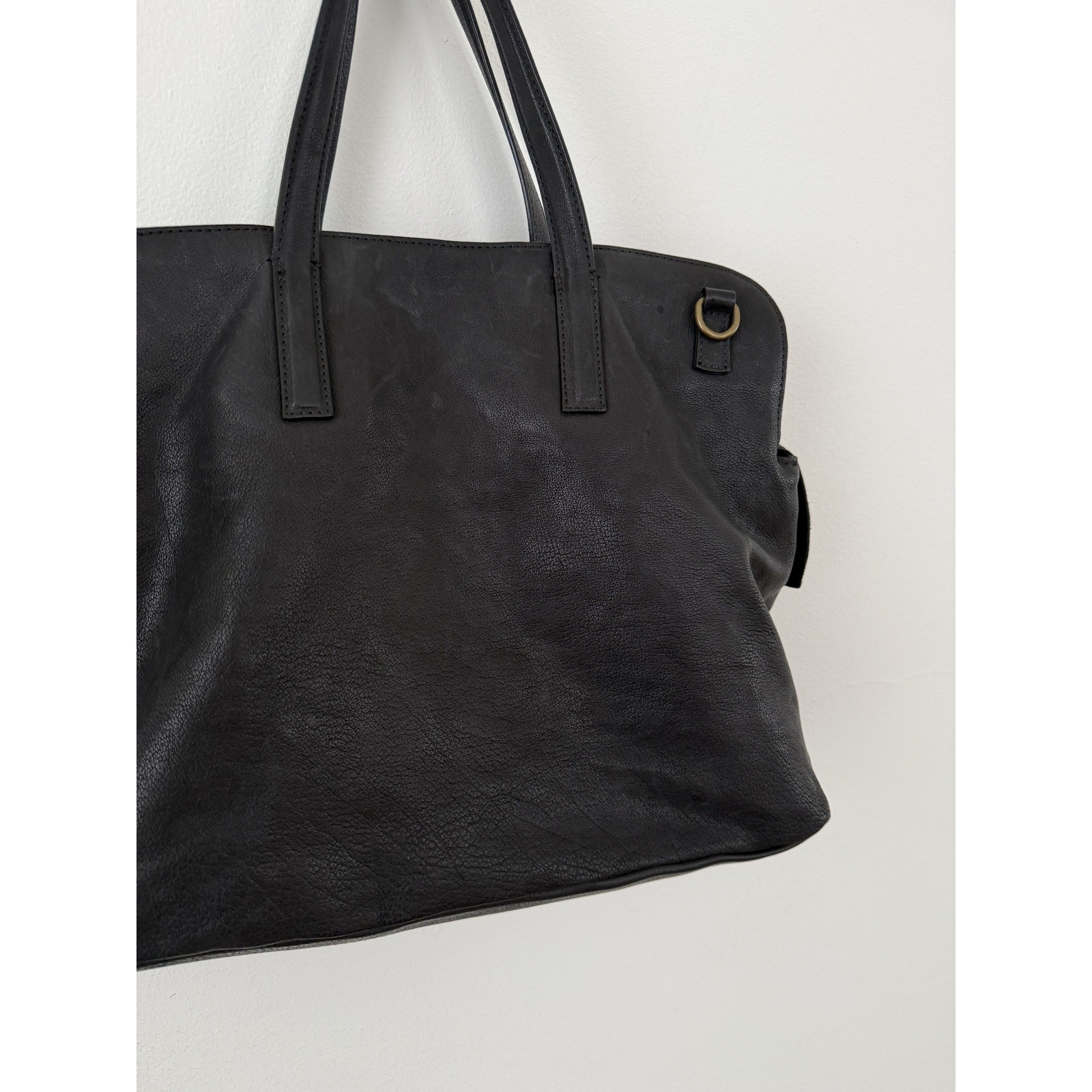 Officine Creative Leather Top Handle Shoulder Side Bag