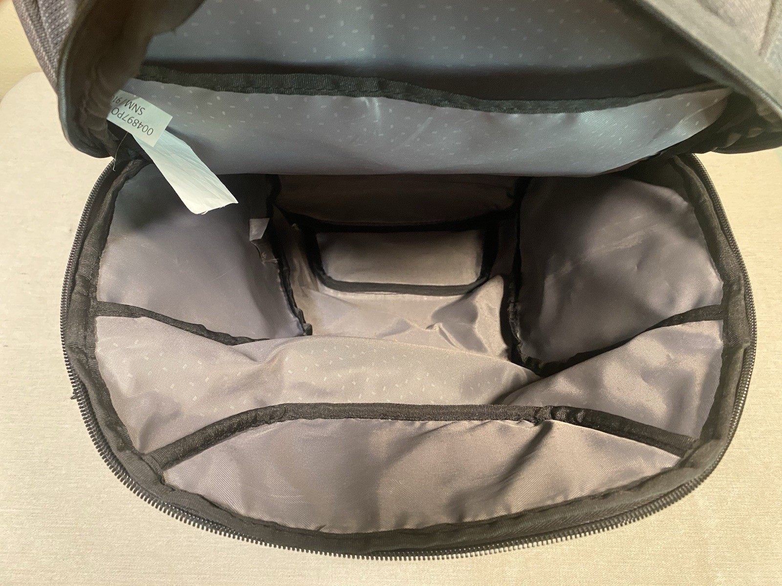 Ogio Backpack Gambit Padded Laptop Backpack Graphite Black Grey Audacy Logo