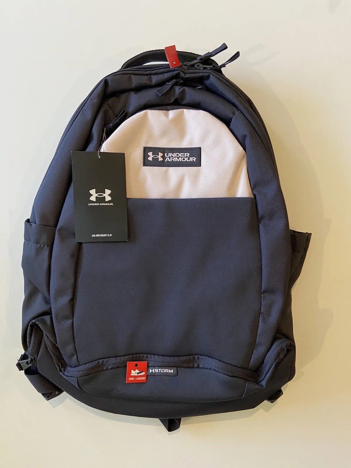 UNDER ARMOUR Backpack. Storm Backpack. Recruit 3.0 Grey/Light Pink