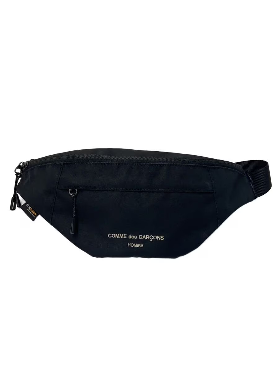 COMME des GARCONS HOMME Waist Bag, Nylon, Black, HN-K291
