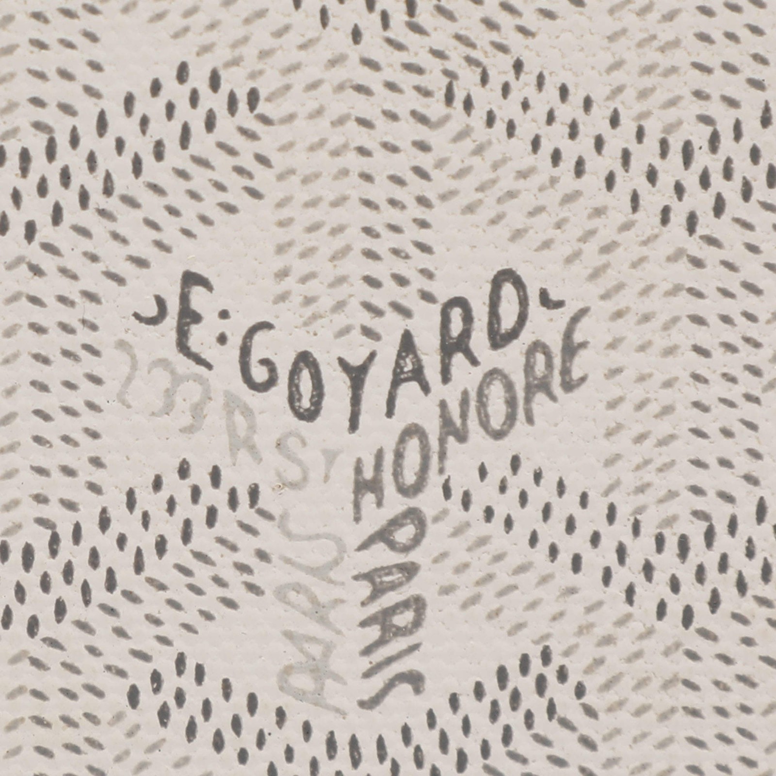 Goyard Saint Florentin White Goyardine Coated Canvas Wallet