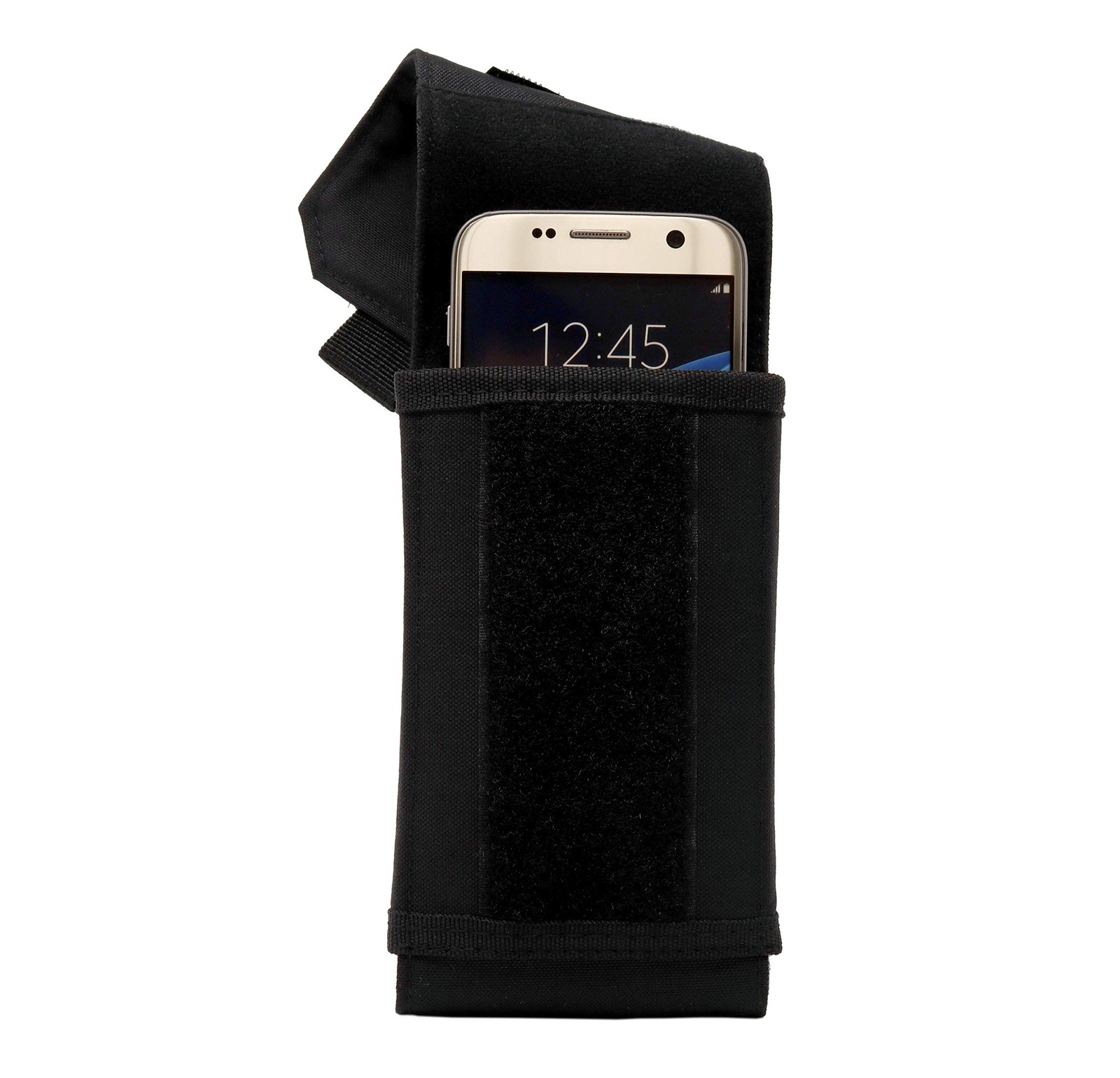 Phone Holster with Clip – Hook Loop Nylon Cellphone Holster Compact Pouch, Ba…