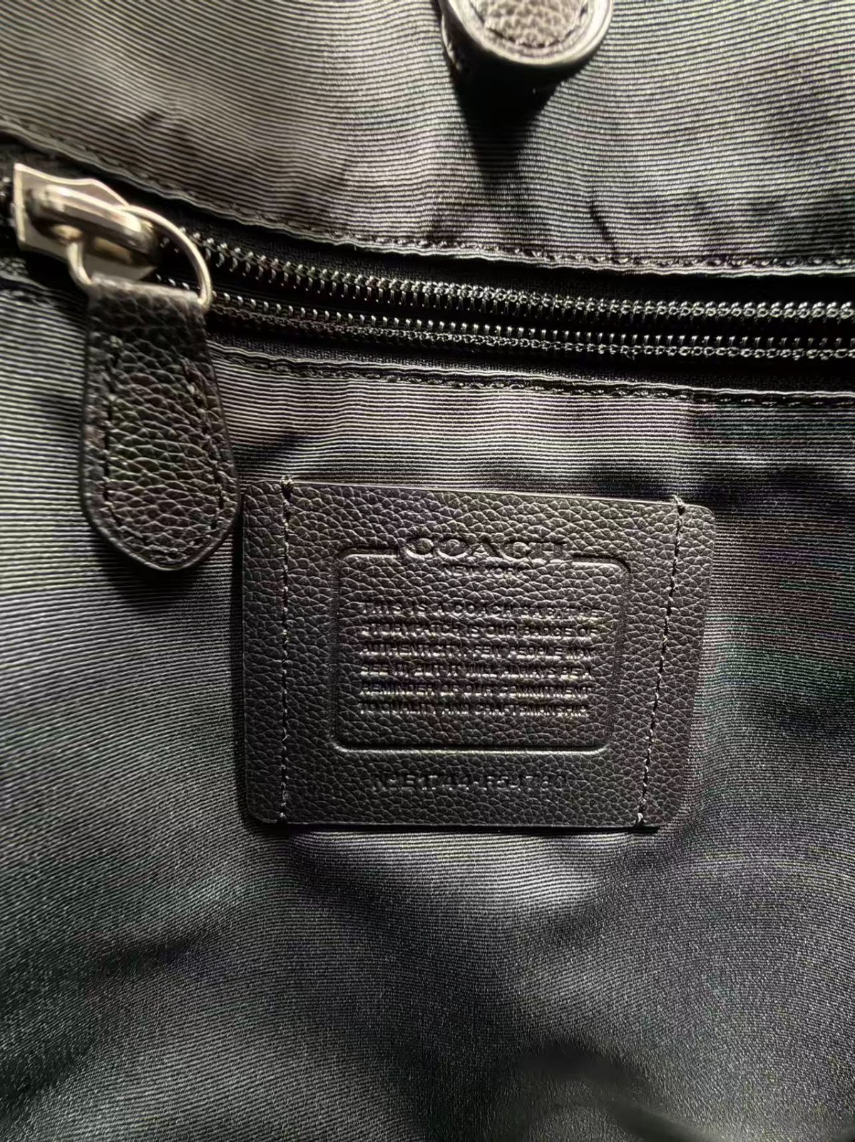 Coach Crossbody F54780 Charles In Calf Black Leather Messenger Black