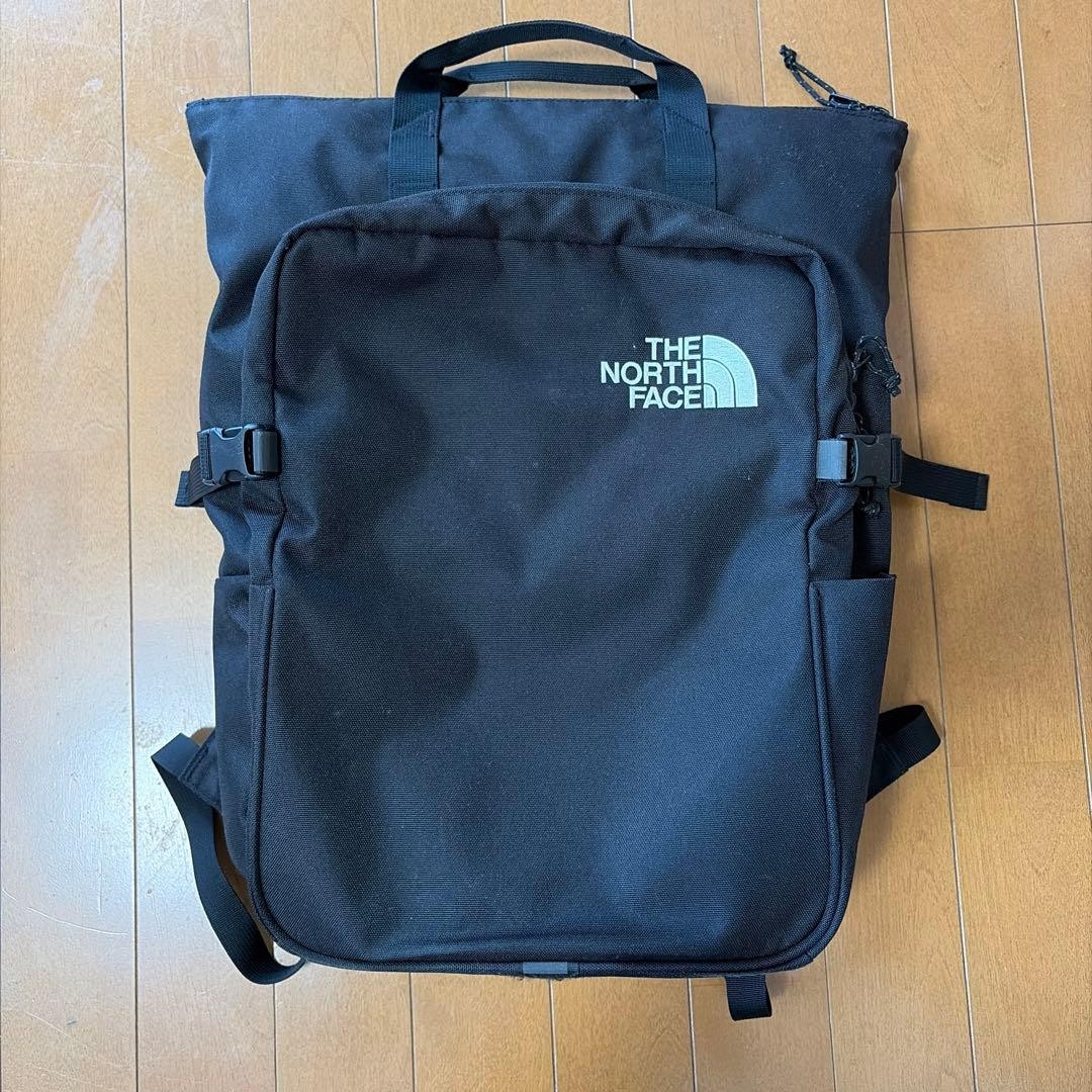 The North Face backpack NM72357 black used see description