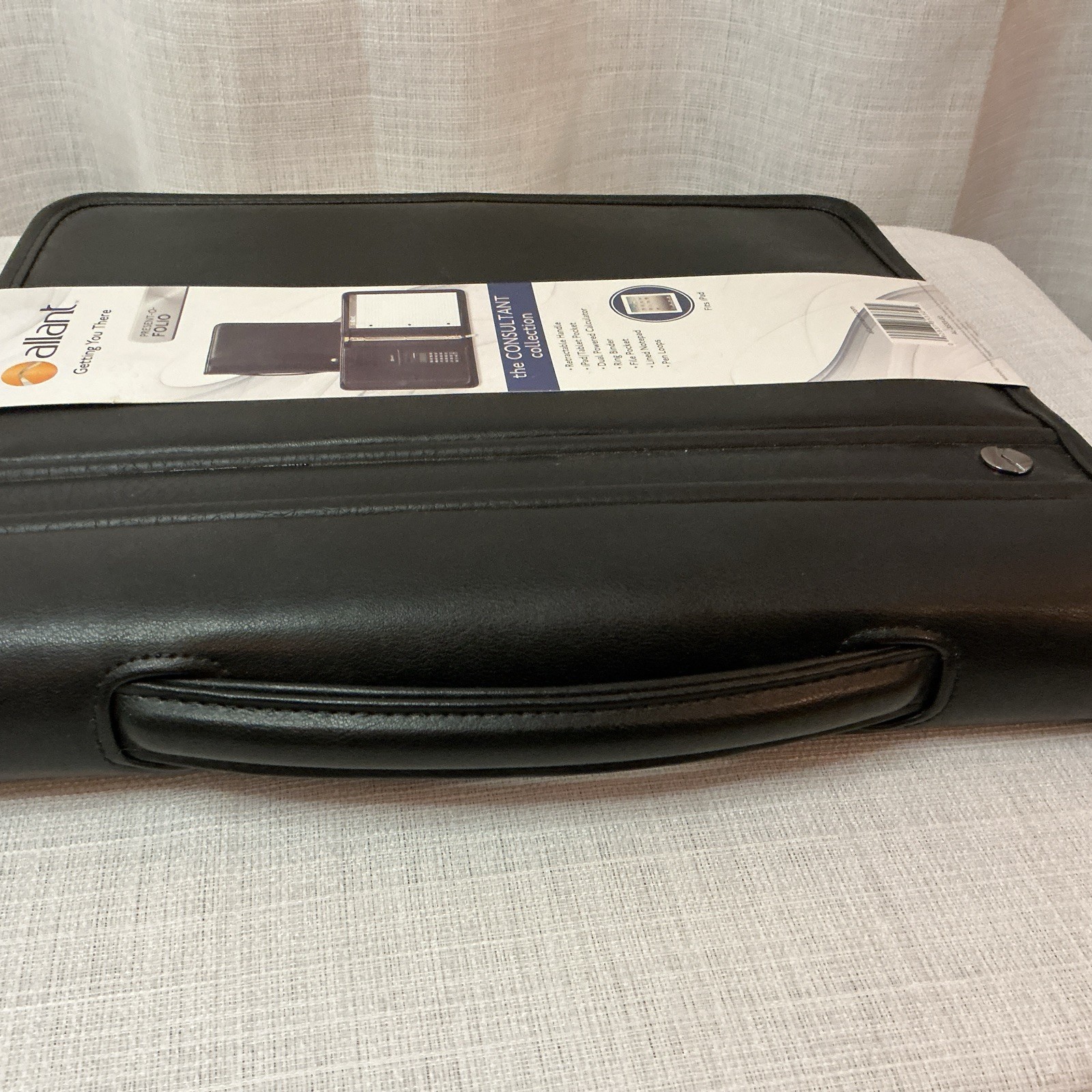 Allant Black Leather Briefcase 11.5 X 13