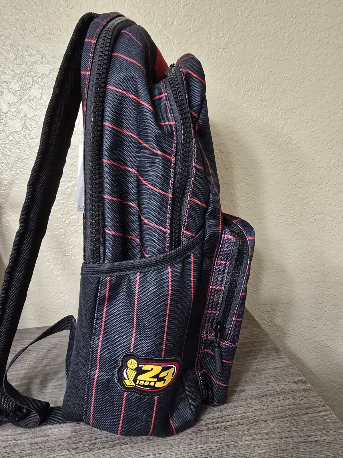 $85…Jordan Play Off Game “Bred’ size M Back Pack/Flightcore Gym Sack Lot