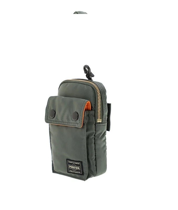PORTER TANKER MOBILE POUCH SAGE GREEN 622-26112 Unisex Yoshida & Co. Tokyo NEW