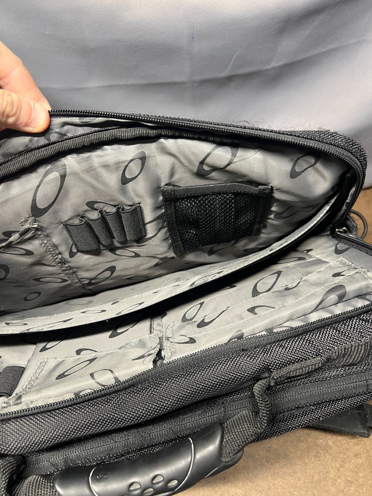 Y2K Oakley Software Computer 2.0 Bag Messenger Briefcase Tactical Black Nylon