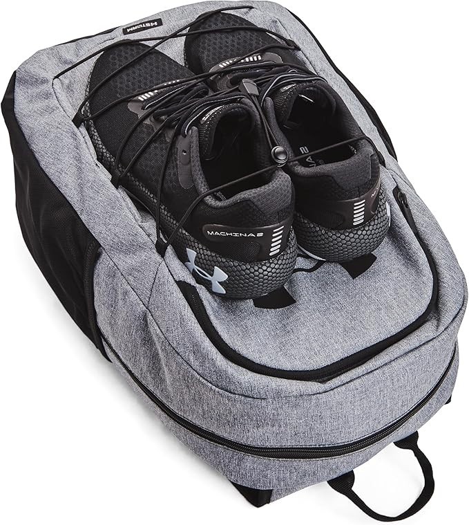 Under Armour Unisex-Adult Hustle Sports Backpack (24L) (Pitch Gray) 1364181