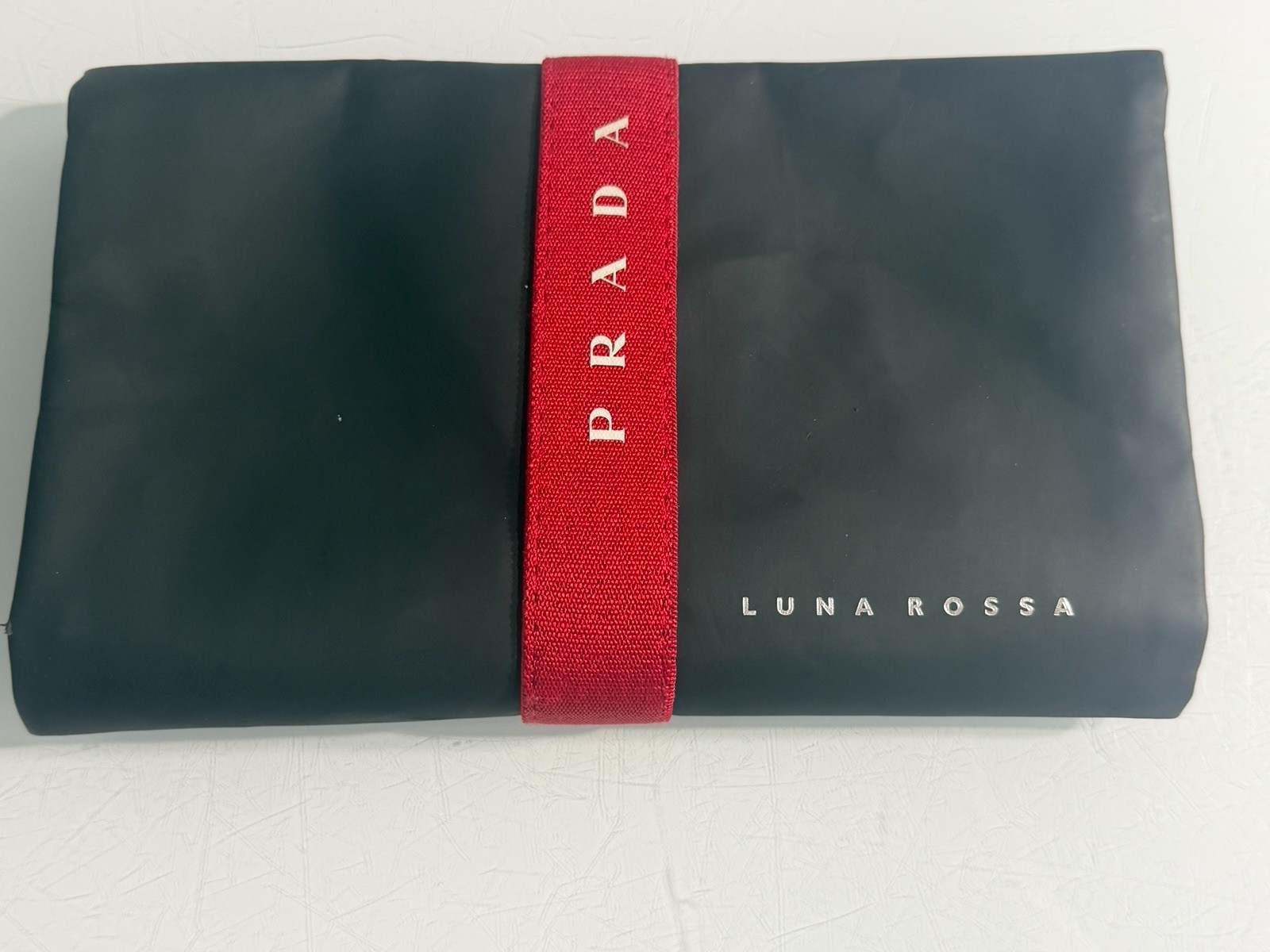 PRADA Luna Rossa Unisex XL Jet Set Toiletry Bag Travel Pouch
