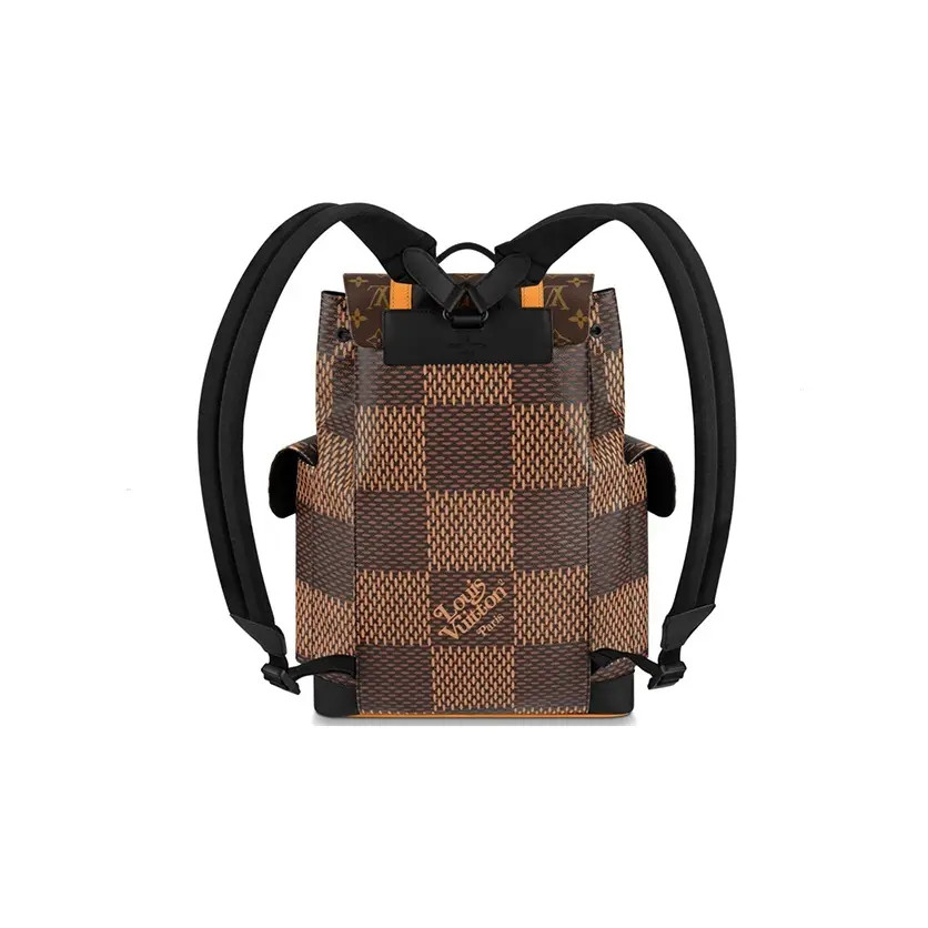 LOUIS VUITTON xNigo CHRISTOPHER Backpack Men’s Brown 18.8x16x5 in
