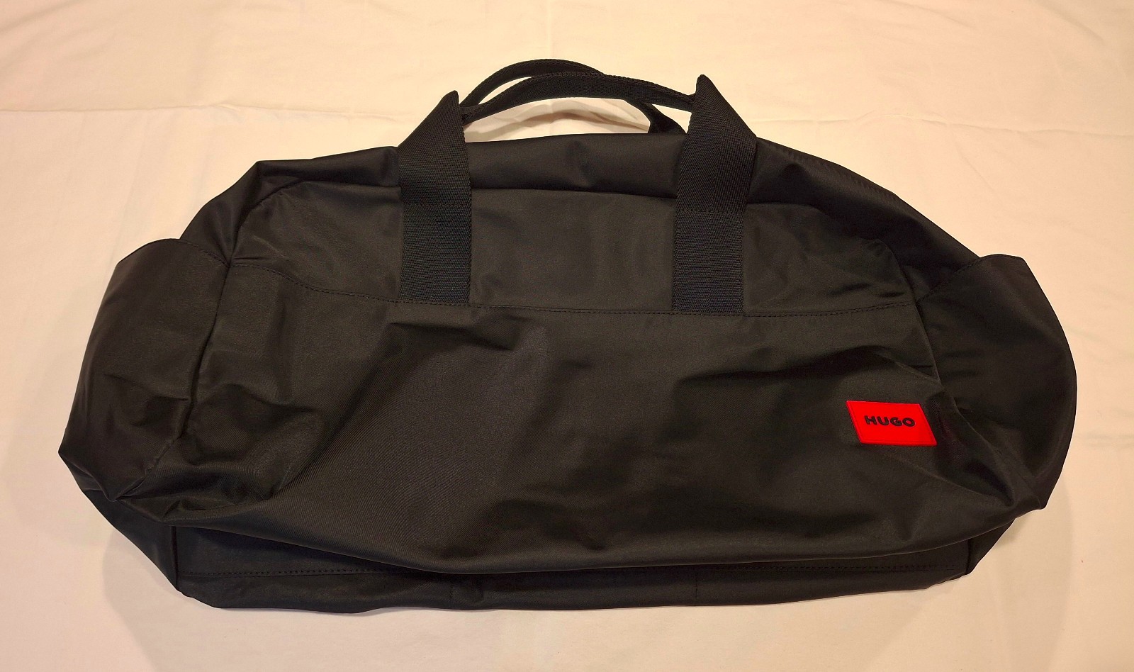HUGO BOSS Ethon 2.0N Black Rectangular Holdall Bag W/ ADJUSTABLE SHOULDER STRAP